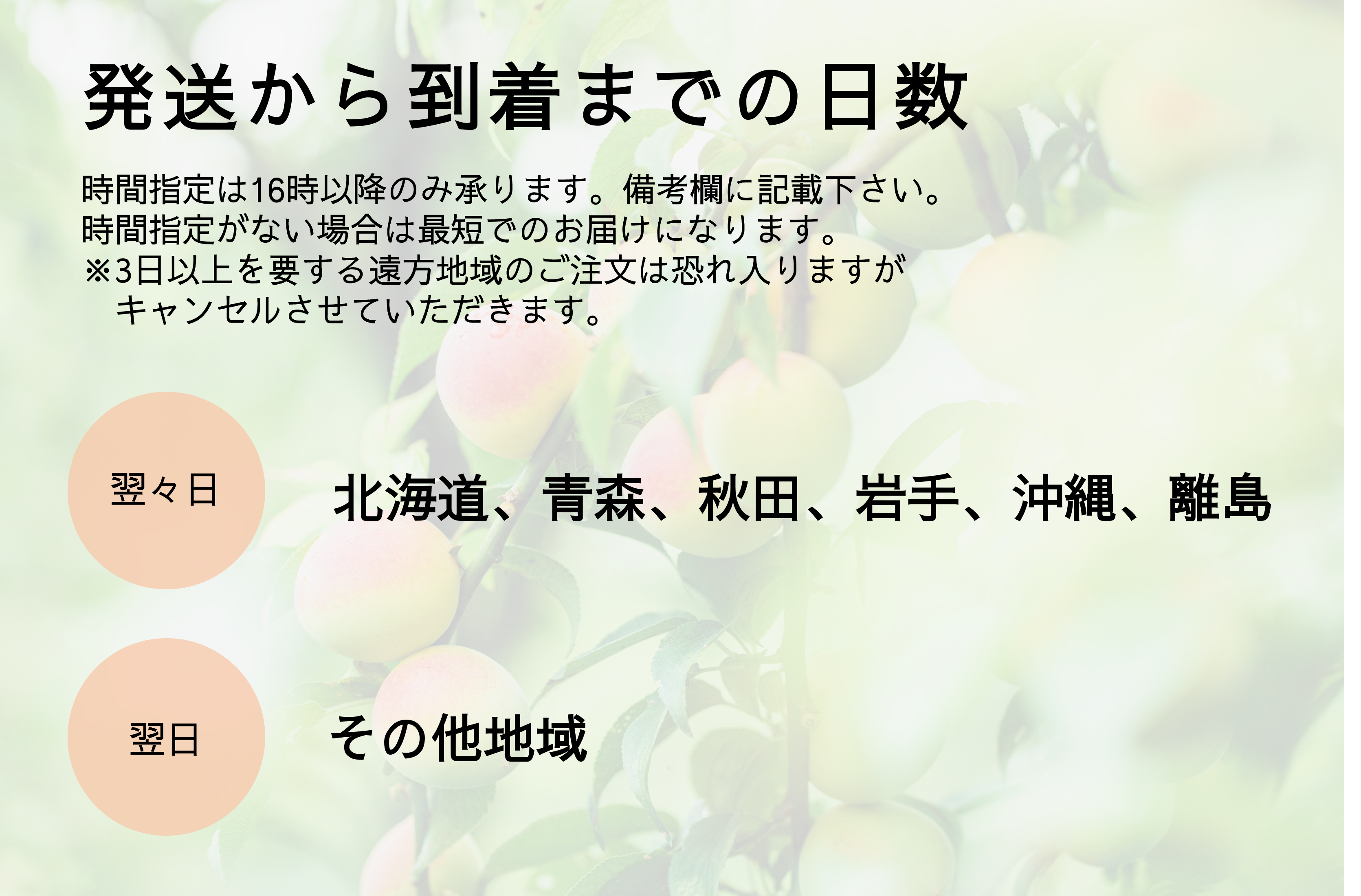 超完熟南高梅 後半日程