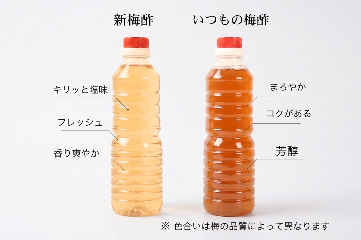 完熟南高梅の白梅酢